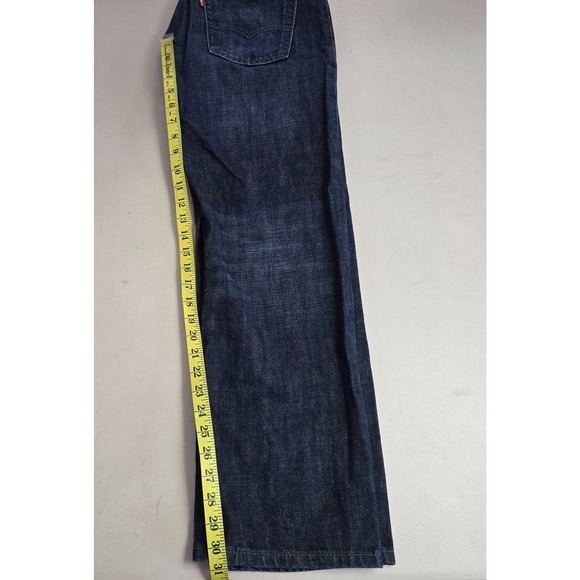 Levi's 514 Jeans Men's 34 x 30 Blue Dark Wash Classic Straight Fit Cotton EUC - Picture 10 of 16